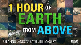 1 HOUR Relaxing Satellite Imagery Sleep Music Landsat Concentrate Meditation [upl. by Assirak58]