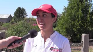 GNAC Womens Golf Championships Kathryn Crimp [upl. by Nnawaj219]