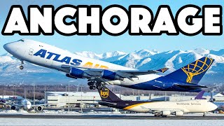 Alaskas BUSIEST Airport The BEST of Anchorage Plane Spotting ANCPANC [upl. by Hajin]