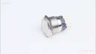 Anti Vandal SwitchMetal pushbutton switch 22MM DK22F [upl. by Michell399]