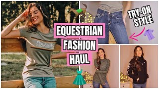 HUGE EQUESTRIAN TRYON HAUL  ARIAT [upl. by Ajuna]