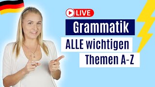 Grammatik Was brauchst du wirklich Deutsch lernen A1  C2 [upl. by Nawyt815]