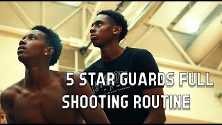 5 Star Brandon McCoy and Christian Collins FULL SHOOTING WORKOUT Pt 2 [upl. by Dorine180]