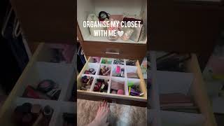 Organise my closet with me ❤️ [upl. by Notreve886]