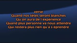 Vincent Vallières  On va saimer encore  Karaoke  Lyrics [upl. by Ardnazxela]