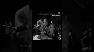 Nusrat Fateh Ali Khan King Of Qawwali ❤️🇵🇰 india pakistan sufi music [upl. by Ahsat]