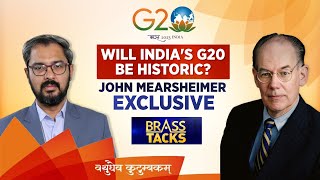 G20 Summit 2023  Political Scientist John Mearsheimer Talks About Indias G20 Presidency  News18 [upl. by Gibrian]