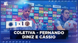 COLETIVA DO TÉCNICO FERNANDO DINIZ APÓS O EMPATE CONTRA O LANÚS PELA SEMIFINAL DA SULAMERICANA [upl. by Barkley]