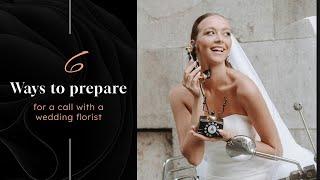 6 Essential Tips to Prepare for Your Wedding Florist Consultation [upl. by Eetnahc516]