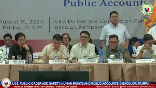 PUBLIC HEARING OF THE HOUSE QUADCOMMITTEE  BACOLOR PAMPANGA [upl. by Noreh]