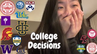 COLLEGE DECISION REACTION 2024  applied to almost 30 schools… [upl. by Yeldar16]