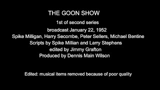 Rare early Goon Show 1952 [upl. by Annahsirhc]