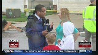 VIDEO Residents react after tornado tears through Plainfield [upl. by Kerat]