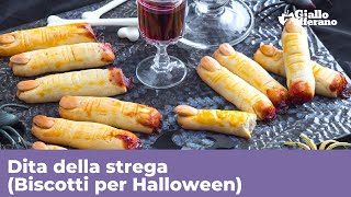 DITA DELLA STREGA  BISCOTTI di HALLOWEEN facili e veloci [upl. by Carrington]