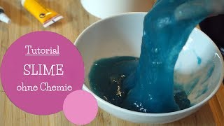 SLIME selber machen  ohne Chemie  nur natürliche Zutaten  DIY Anleitung  mommymade [upl. by Ewart205]