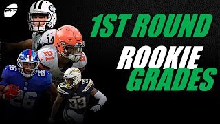 1st Round Rookie Grades  PFF [upl. by Waldman]