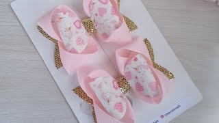 Como realizar lazos en Cinta y Cuerina para Niñas Paso a Paso🎀❤️ [upl. by Bergin]