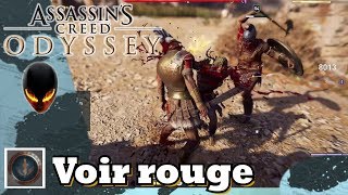 ASSASSINS CREED ODYSSEY Voir Rouge  TROPHÉE  Aptitude Fureur de la lignée DLC [upl. by Eanyl812]