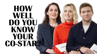 The Cast of Downton Abbey Play a Game of How Well Do You Know Your CoStar  Marie Claire [upl. by Ennaecarg465]