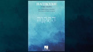 Hatikvah  arr for violin amp piano ABRSM Grade 8 violin 2020 23 B10 and TRINITY Grade 7 [upl. by Ainessey610]