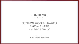 thom browne couture 2024 collection … [upl. by Jermain]