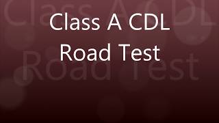 CDL test Class A 2024 quotRoad Testquot [upl. by Llennahc]