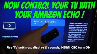 How to control your TV with your Amazon Echo Alexa [upl. by Anerat98]