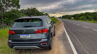 TESTEI O CONSUMO DO TAOS NA RODOVIA Velocidade média 100 kmh [upl. by Otila]