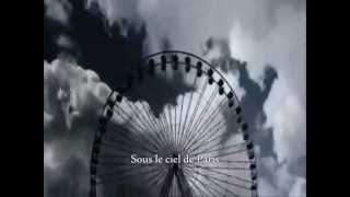 Yves Montand  Sous Le Ciel De Paris with lyrics [upl. by Itsuj848]