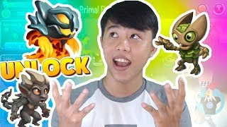 Monster Legends Unlock all monsters  Primal element maze [upl. by Enasus416]