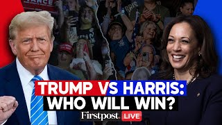 US Election 2024 LIVE  Trump vs Harris Polls show Harris and Trump Tied as Election Day nears [upl. by Judye]