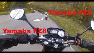 Yamaha FZ8 amp FZ6  Cruising [upl. by Nylesor]