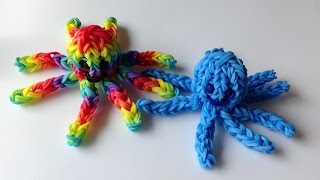 Rainbow Loom Nederlands 3doctopus monstertail [upl. by Gayleen758]