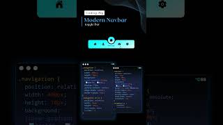 Modern Navbar in CSS html css [upl. by Asiralc]