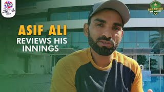 Last Nights Star Performer With The Bat Asif Ali Reviews His Innings WeHaveWeWill  PCB  MA2E [upl. by Giuliana]