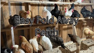 Step by Step Guide to Building a FoldAway Chicken Perch [upl. by Araj448]