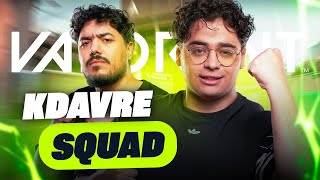 RETOUR DE LA KDAVRE SQUAD PLUS SI KDAVRE SUR VALORANT AVEC LA KTV [upl. by Nylaret]