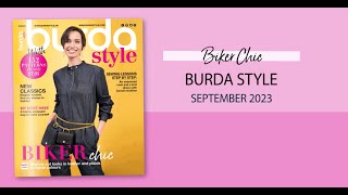 Burda Style September 2023  Biker chic [upl. by Ybab]