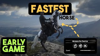 Get RDR2s FASTEST Horse EARLY Max Speed  Missouri Fox Trotter [upl. by Ainaled]