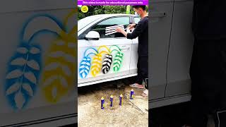 Amazing different colours car spray painting 😍 Gadgets Smart Appliances Kitchen Utensils [upl. by Knute78]