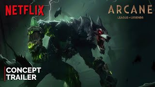 Arcane  Season 2  Concept Trailer  NETFLIX 4K  League of Legends 2025 [upl. by Llenrad]