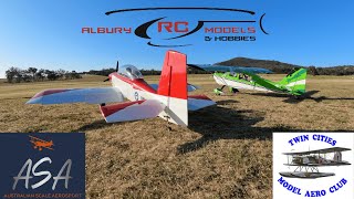 Australian Scale Aerosport Comp at Twin Cities Model Aero Club [upl. by Elinet]