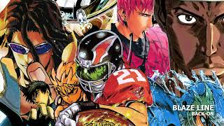 Eyeshield 21 OP4「BLAZE LINE」Full [upl. by Naleek418]