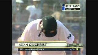 King pair in Cricket  Adam Gilchrist  His Best Indian moment [upl. by Kristo611]