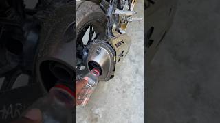 Suzuki gsxr150 exhaust sound  shorts viralvideo travel exaustsound youtubeshorts viralvideo [upl. by Tice446]