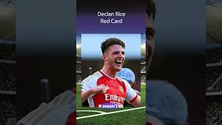 Declan Rice Red Card premierleague football [upl. by Risan]