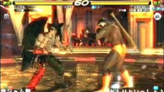 TEKKEN 6  Devil Jin vs Armor King [upl. by Eicyac]