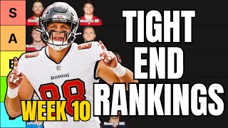 Top 18 Tight Ends Rankings For Week 10 Fantasy Football [upl. by Strephon]