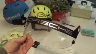 Applying a vinyl decal to a Stilo ST5 visor [upl. by Nnybor]