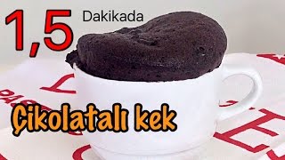 Çocuklar bile yapıyor❗️tatlı krizine çözüm❗️15 DAKİKADA çikolatalı kek  Figen Ararat [upl. by Wieche]